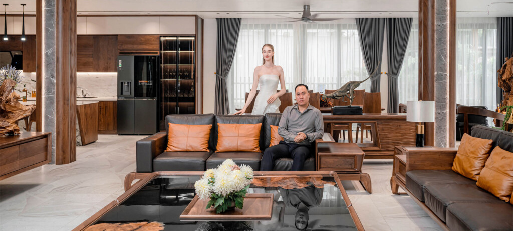 Thi công gỗ óc chó nội thất