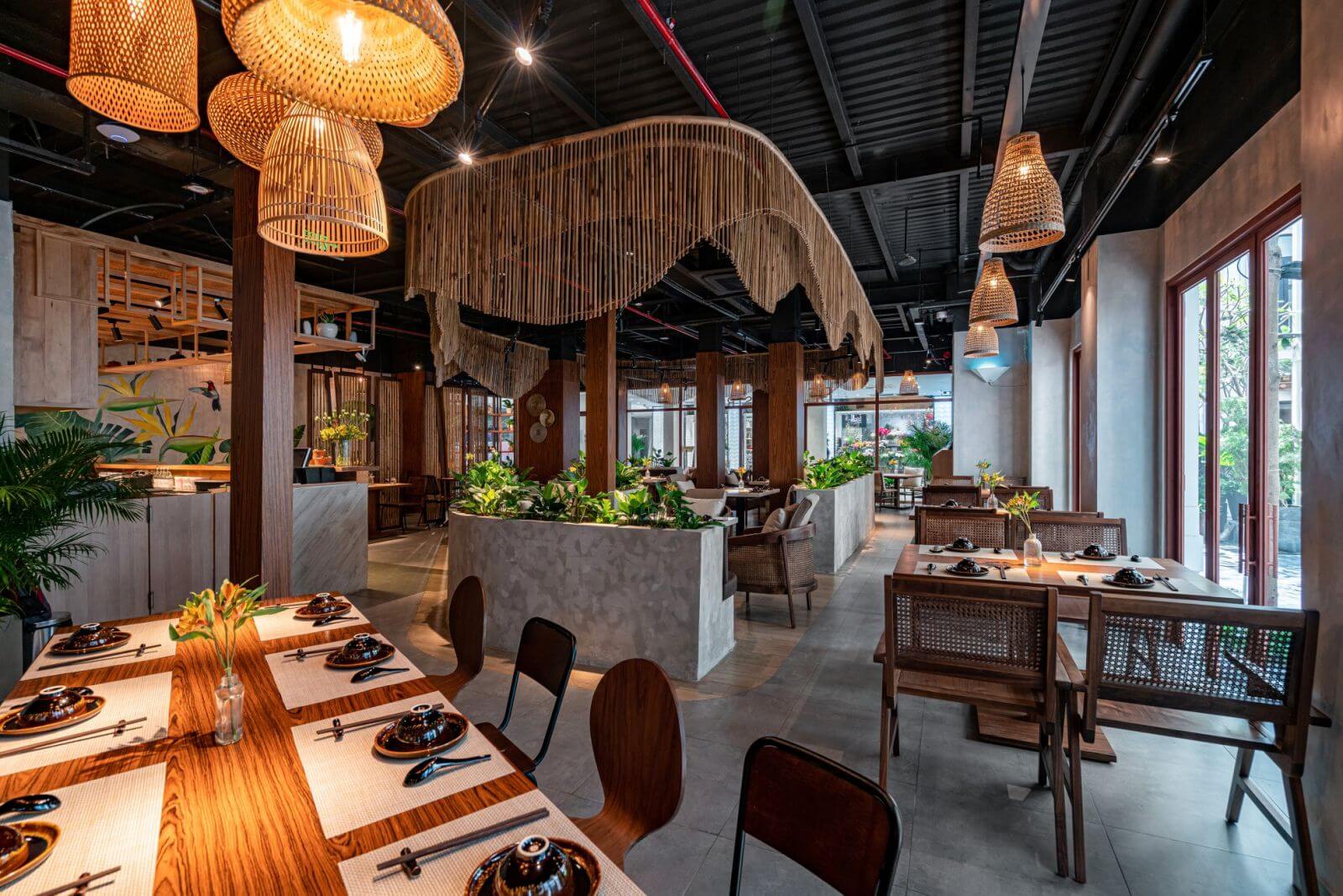 Thi công nhà hàng quán ăn chay Đà Nẵng