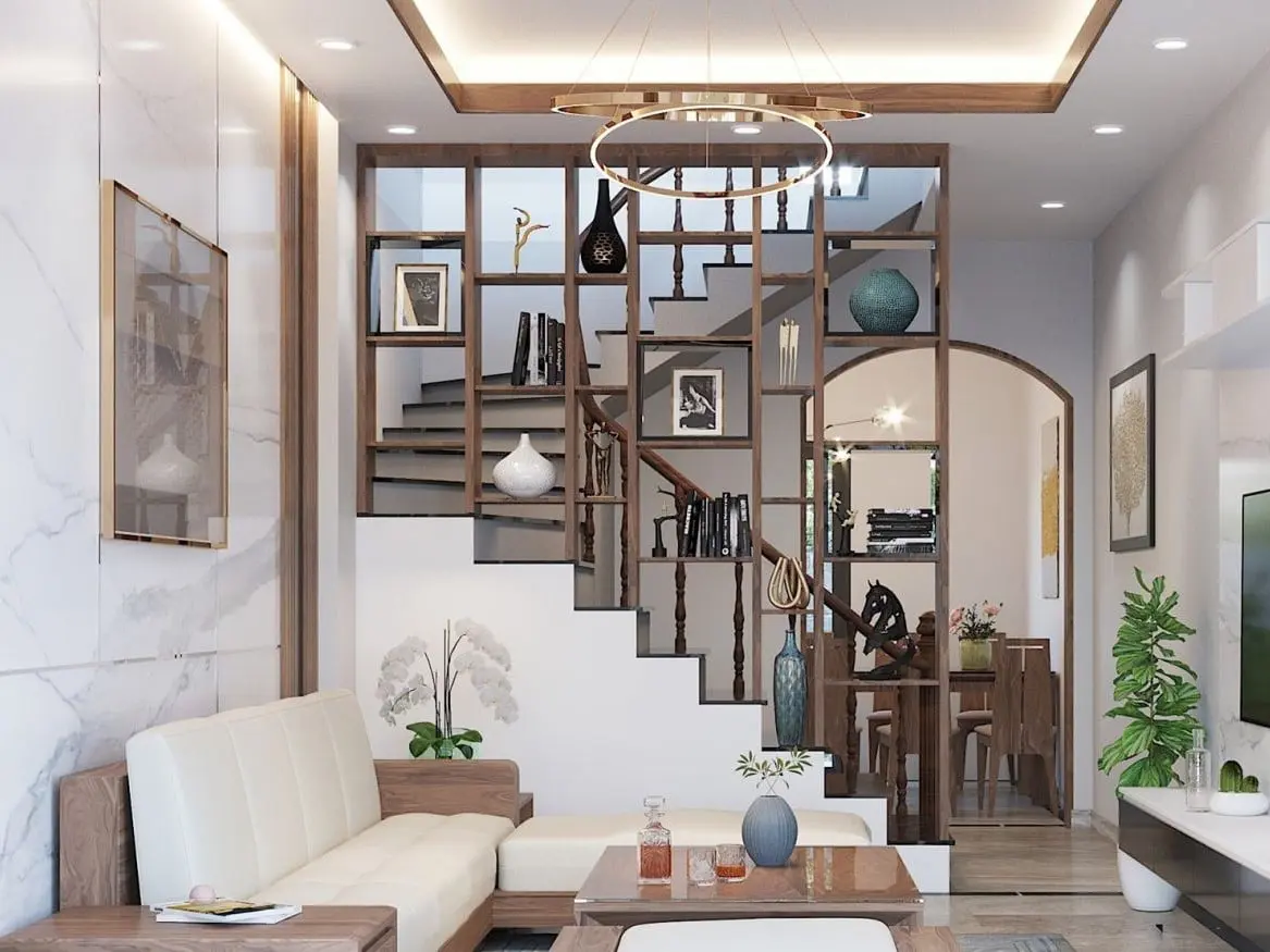 Thi công nội thất nhà ống ở Quảng Bình 2026 đẹp tối ưu không gian và chi phí cùng Oha Decor 2 Giải pháp tối ưu không gian khi thi công nhà ống