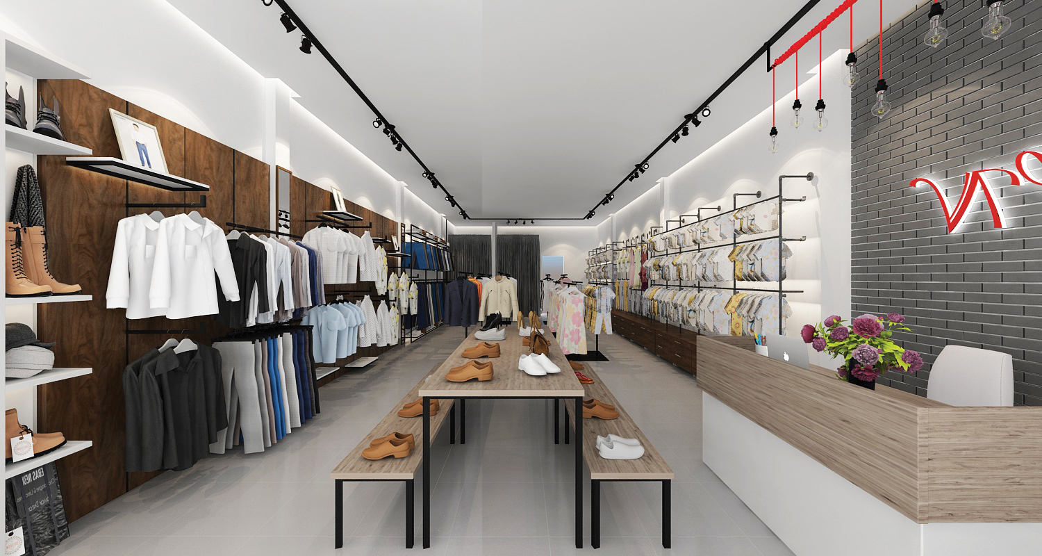 Thi công nội thất shop thời trang Quảng Bình
