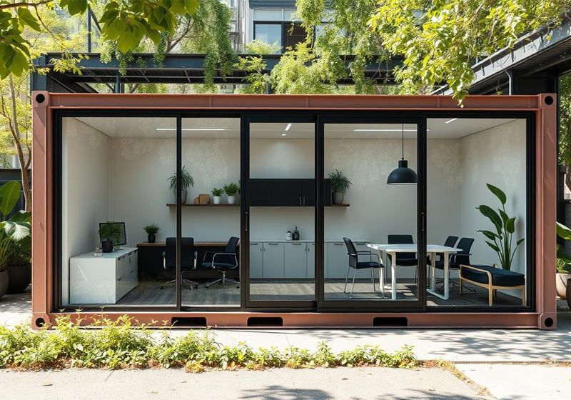 Thi công nội thất văn phòng container Hà Nội giải pháp linh hoạt cho không gian làm việc hiện đại 2 Thi công nội thất văn phòng container Hà Nội