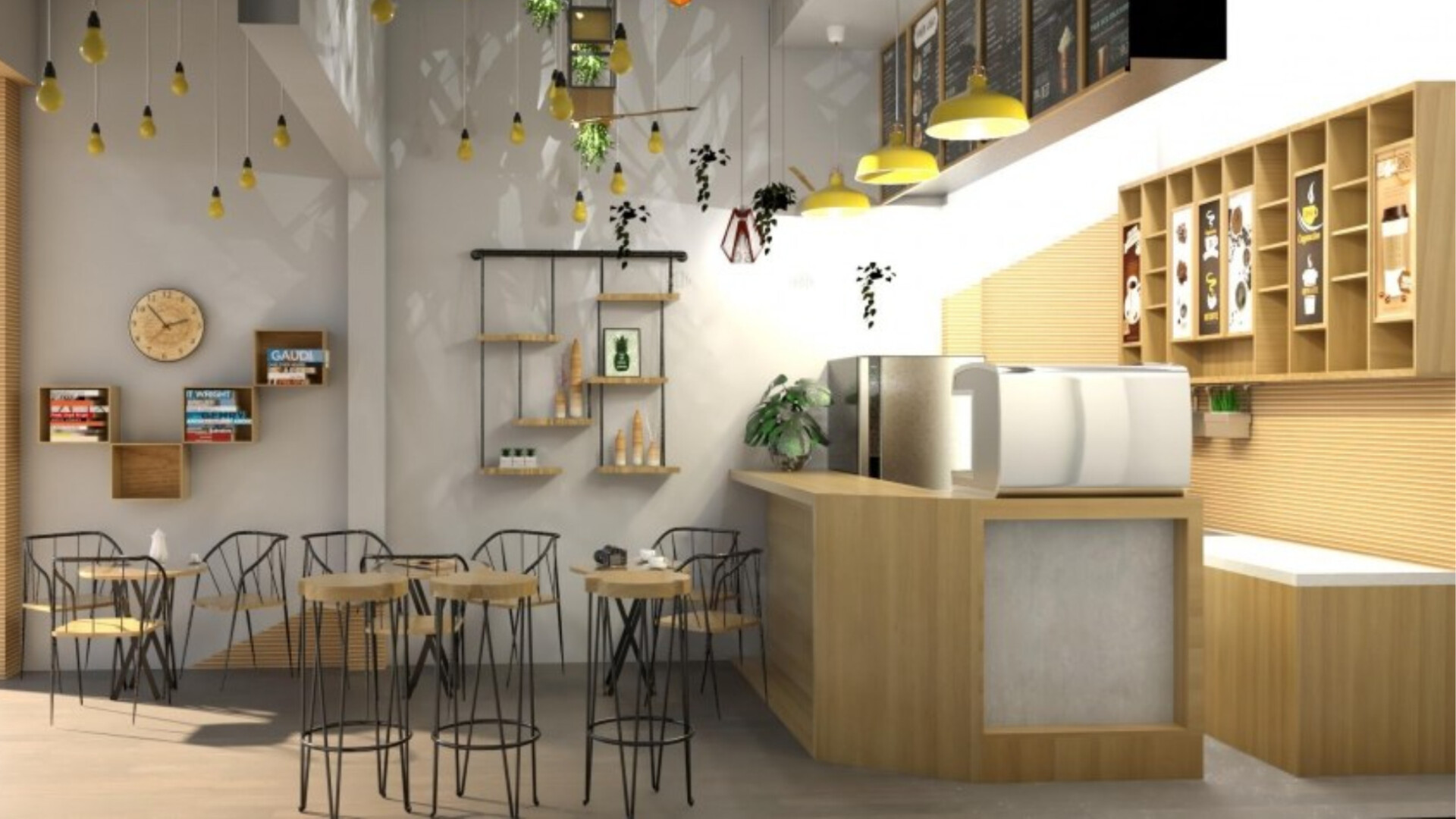 thi công quán trà sữa Đà Nẵng