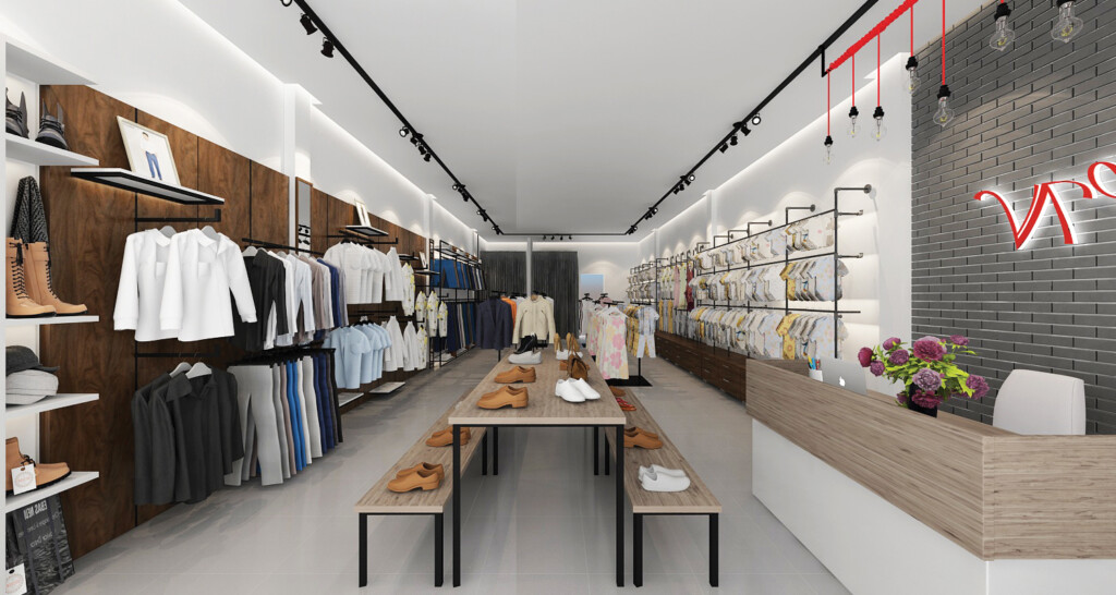 Thi công shop thời trang Hà Nội