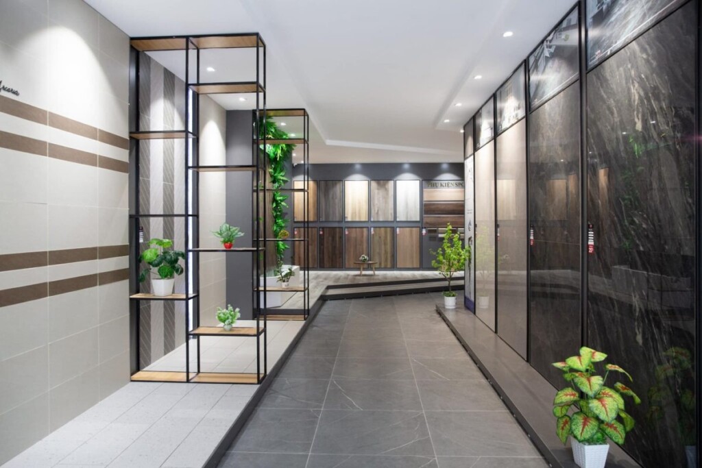 Thi công showroom gạch Đà Nẵng | Oha Decor – 6 tiêu chuẩn chuyên nghiệp 3 thi công showroom gạch