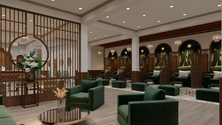 thi công spa 100 triệu tại Hội An chất lượng 11