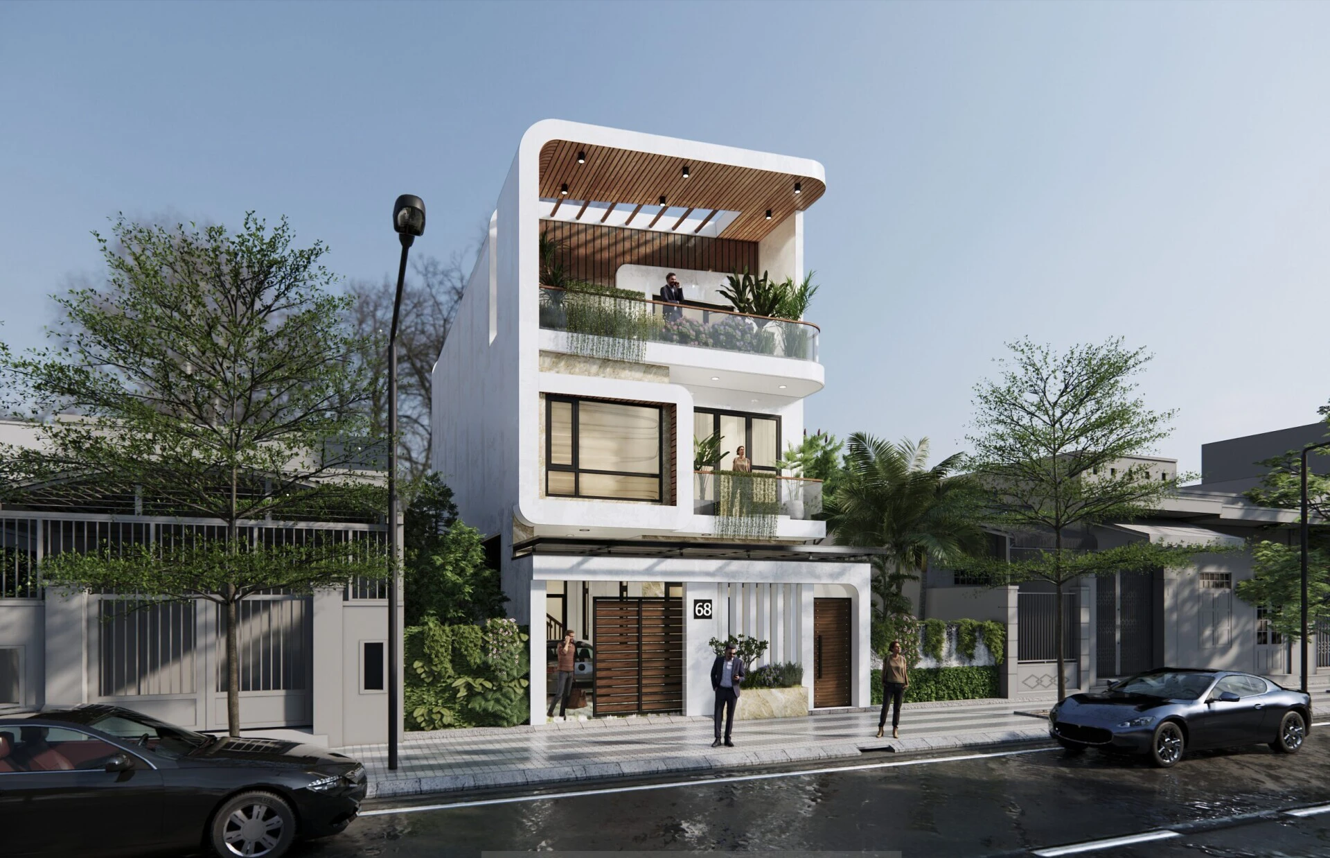 thi công thiết kế nhà phố ở Hồ Chí Minh