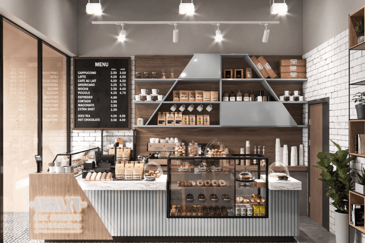 Thiết Kế Thi Công Quán Cà Phê Đà Nẵng - Tạo Dấu Ấn Giữa Thành Phố 3 Thiết kế thi công quán cà phê Đà Nẵng- quầy pha chế bố trí khoa học