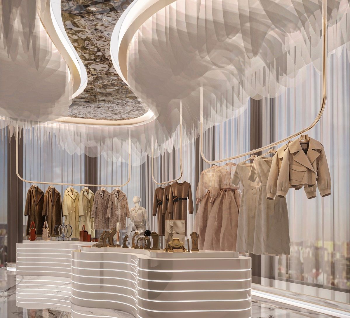 Thiết kế thi công shop thời trang Huế