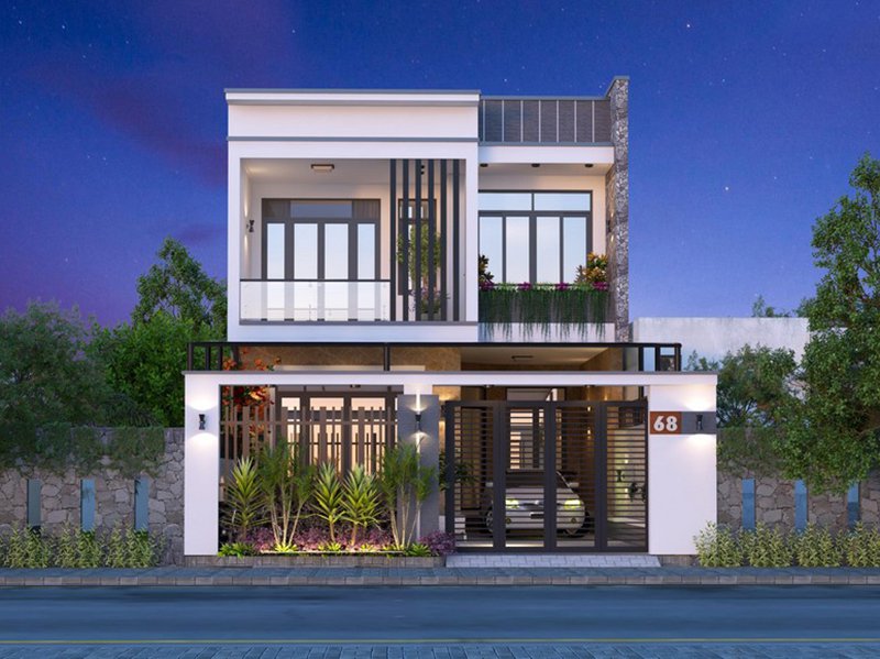 Thiết kế và thi công nhà phố Quảng Bình trọn gói, tối ưu công năng 5 thiết kế và thi công nhà phố