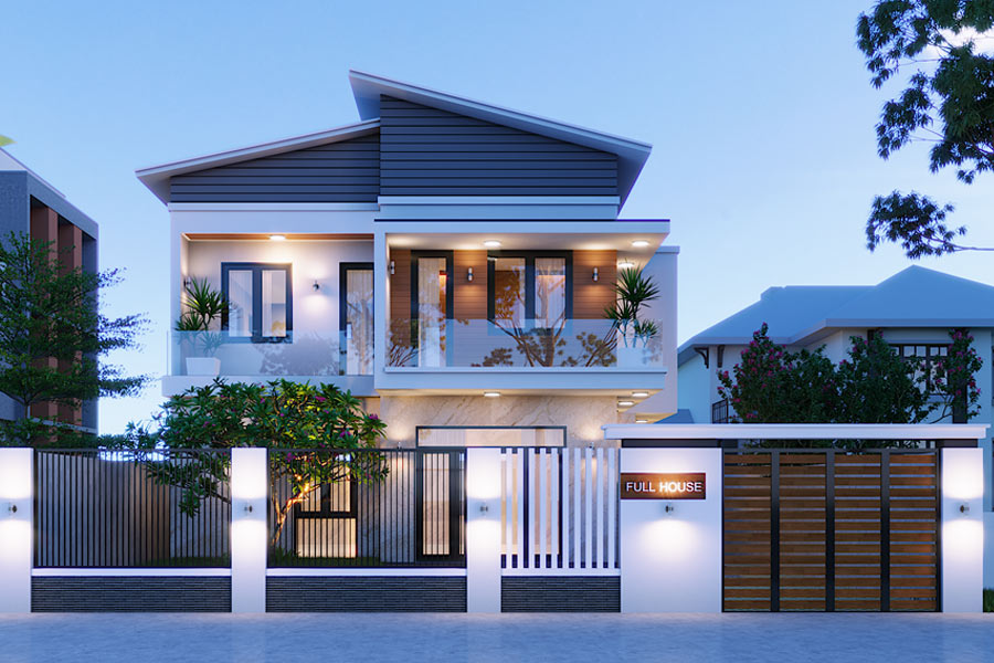 Thiết kế và thi công nhà phố Quảng Bình trọn gói, tối ưu công năng 3 thiết kế và thi công nhà phố