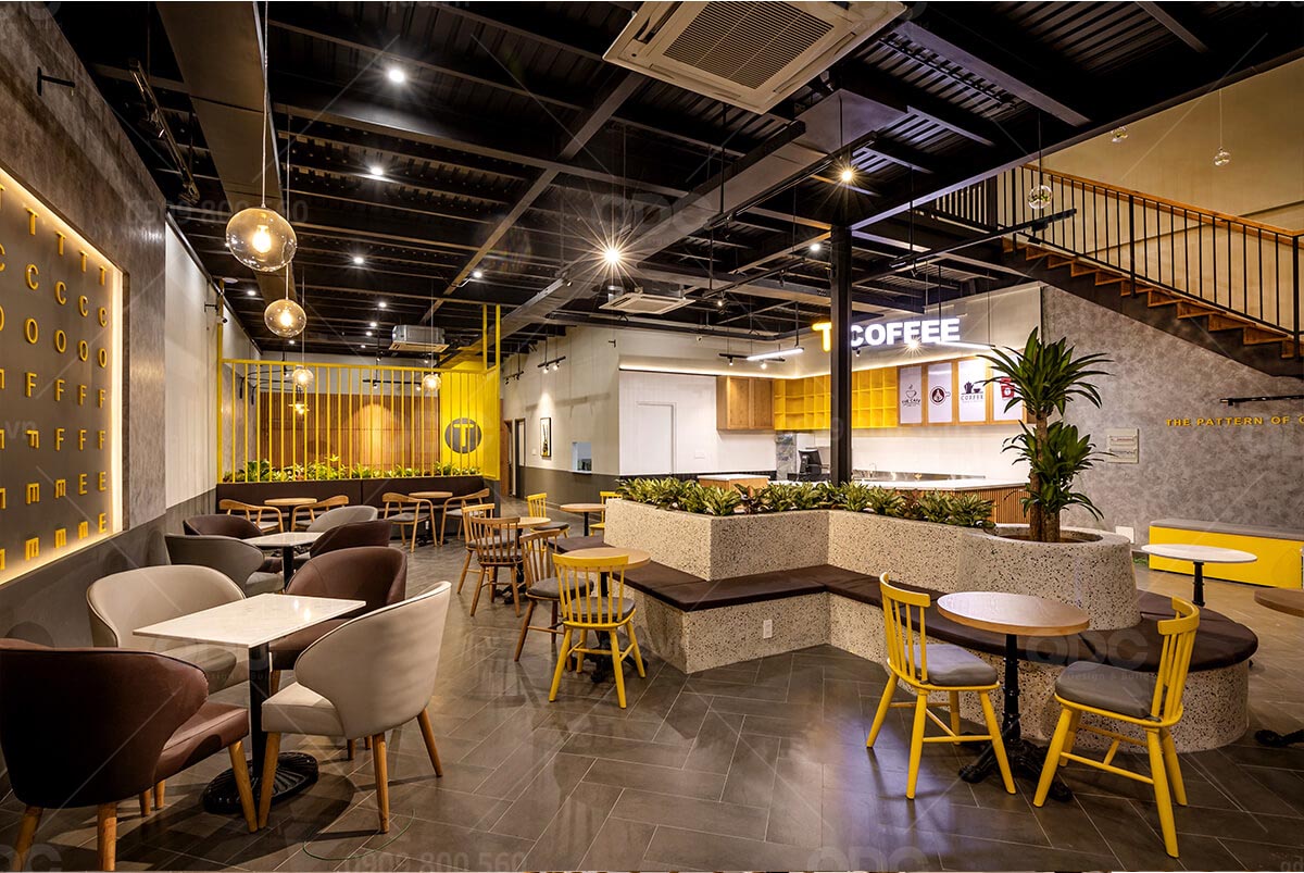 Thiết kế và thi công quán trà sữa Đà Nẵng