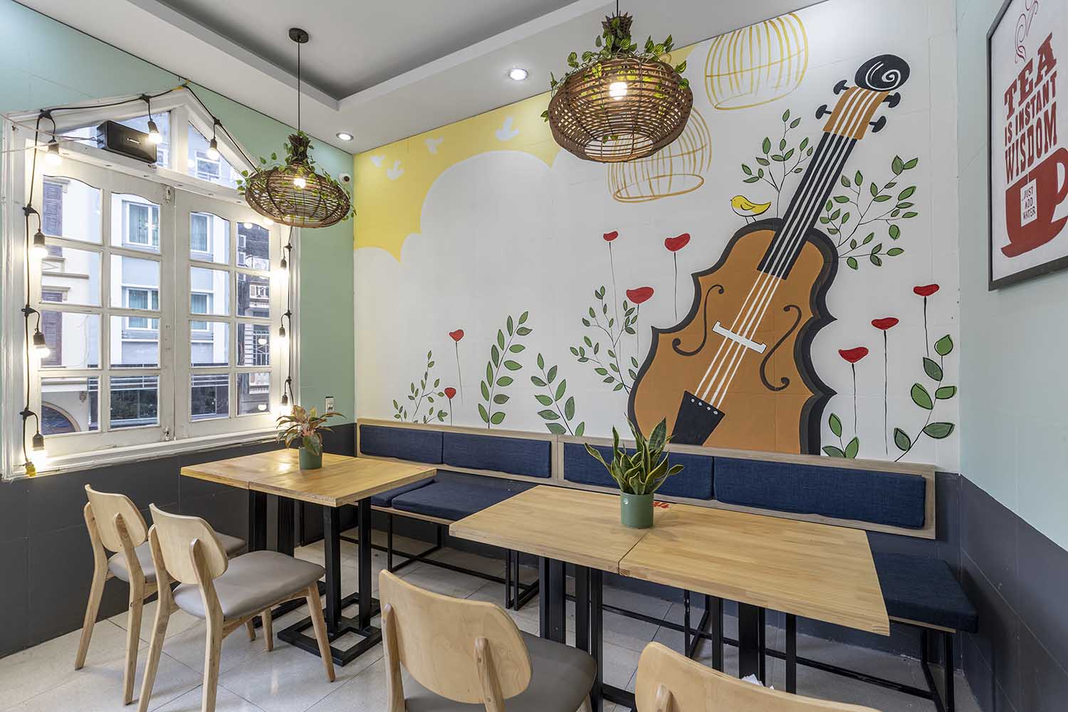 Thiết kế và thi công quán trà sữa Đà Nẵng