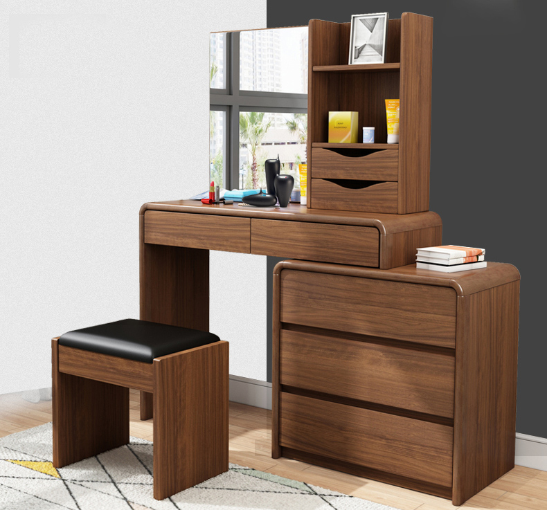 bàn trang điểm gỗ tự nhiên thiết kế hiện đại nổi bật tại Đà Nẵng