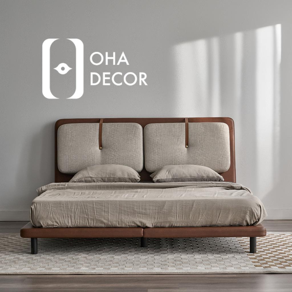 Giường gỗ Bắc Âu