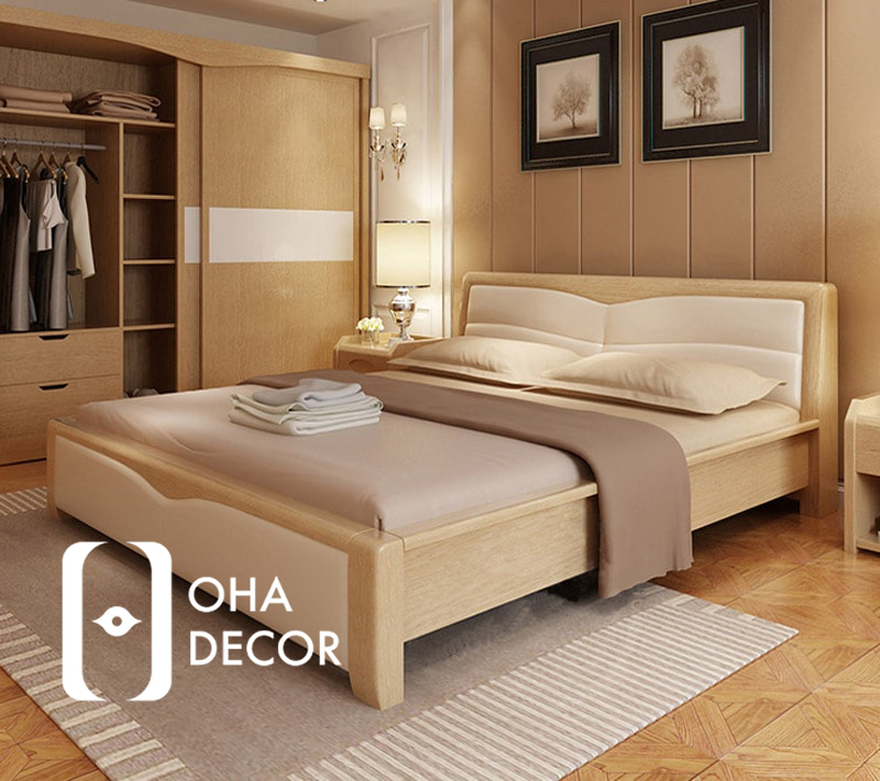 Top 10 Mẫu Giường Gỗ Hiện Đại Tối Giản Được Yêu Thích Nhất 2025 Tại Hà Nội 6 Giường gỗ hiện đại