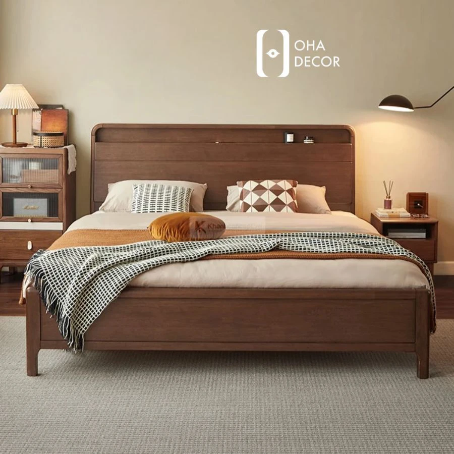 Giường gỗ hiện đại Hà Nội