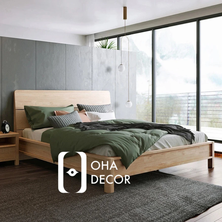 Giường gỗ hiện hiện đại Hà Nội