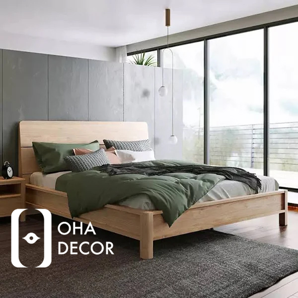 Giường gỗ kiểu Hàn