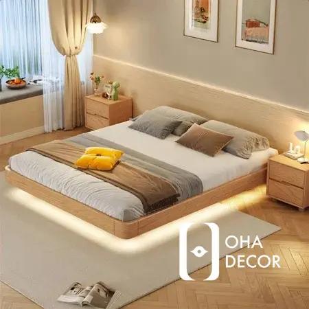 Giường gỗ thiết kế Quảng Bình