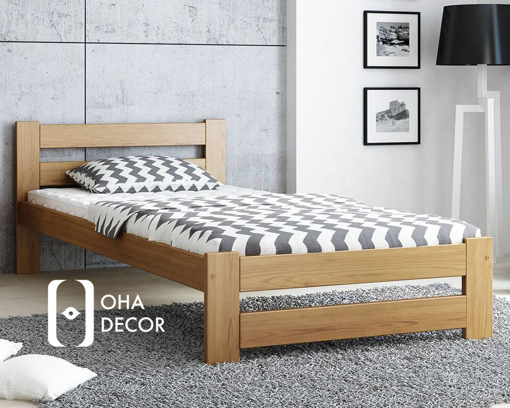Giường gỗ tối giản