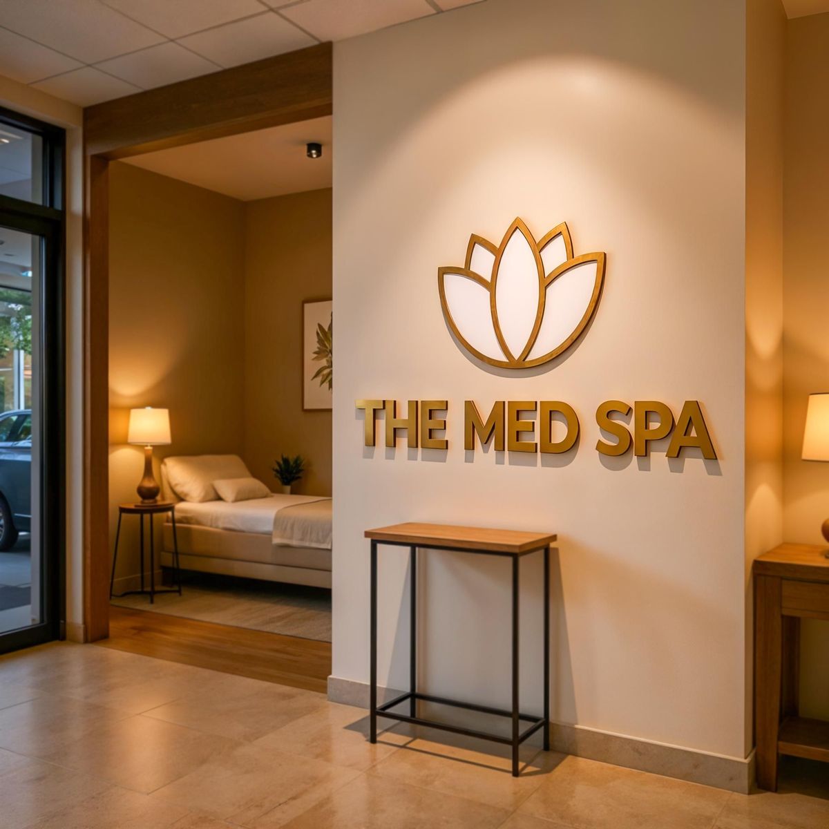 In UV backdrop fomex spa Nha Trang