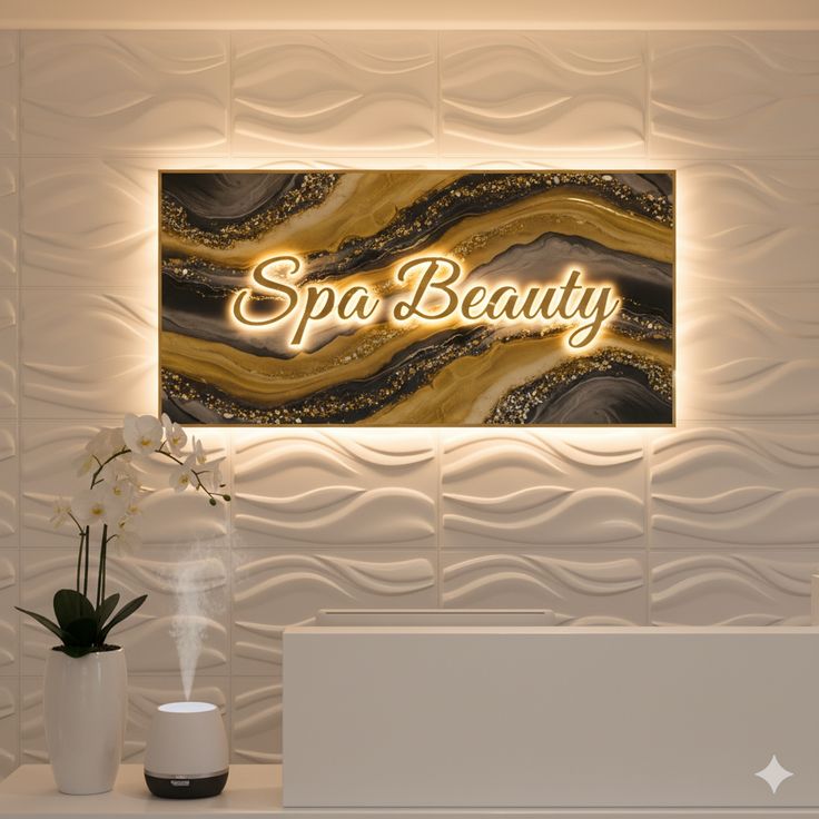 In UV backdrop fomex spa Nha Trang