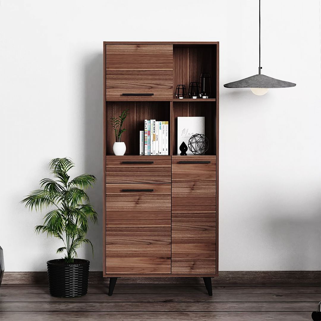 Kệ Gỗ Tự Nhiên Thiết Kế Nhiều Ngăn Quảng Bình