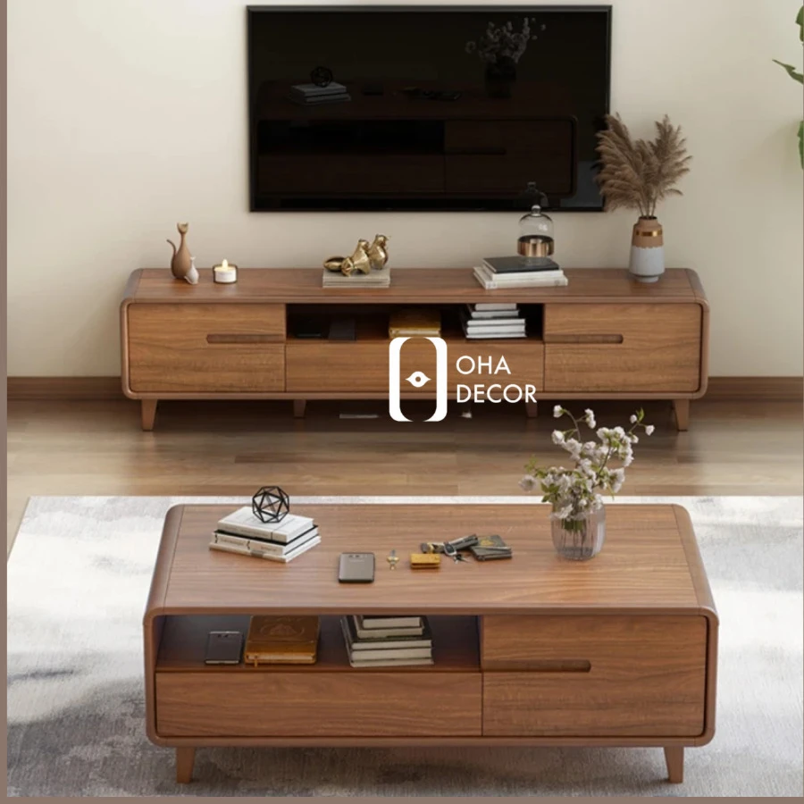 Kệ Tivi Gỗ Thanh Lịch Bền Đẹp Nâng Tầm Phòng Khách Tại Quảng Bình 1 Kệ Tivi gỗ thanh lịch