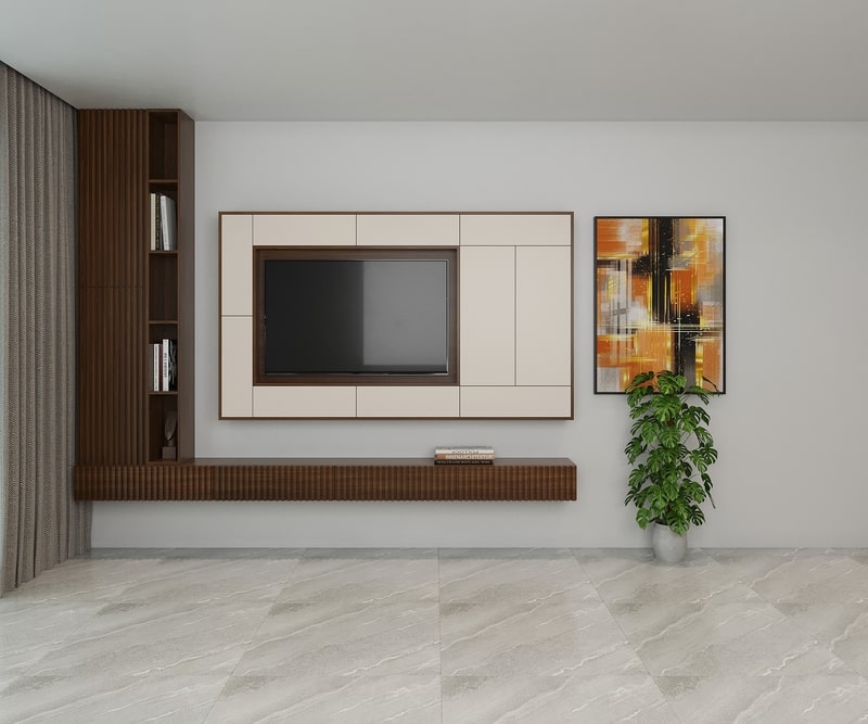 kệ tivi gỗ tối giản
