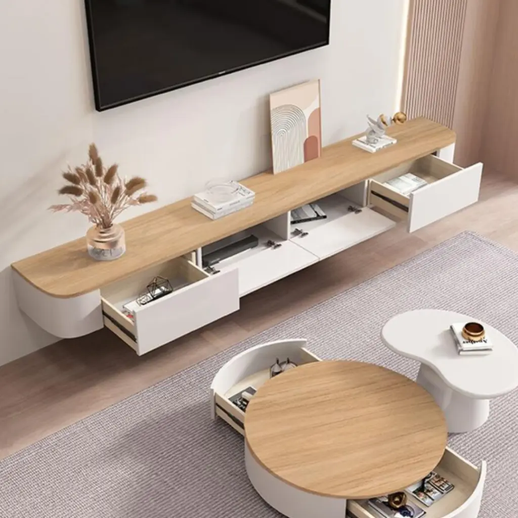 kệ tivi gỗ tối giản