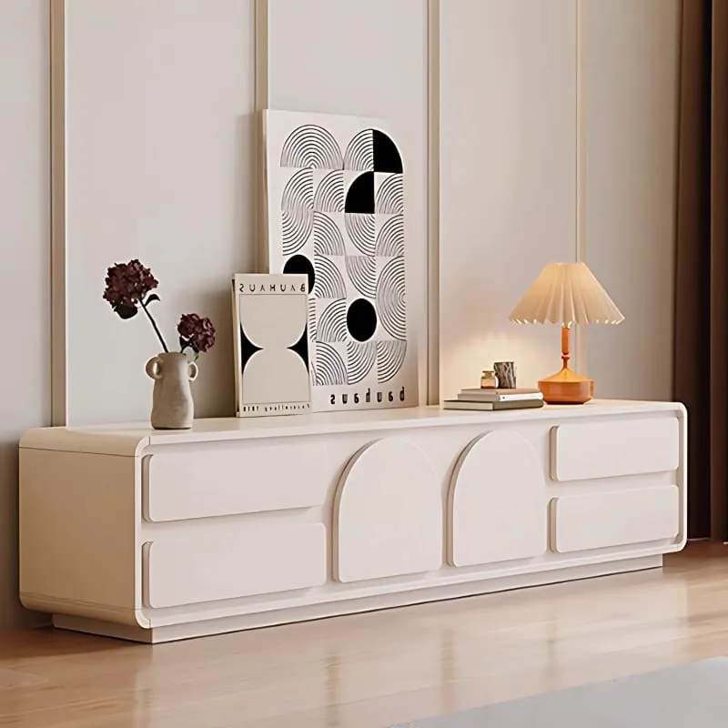 Kệ tivi gỗ tự nhiên sàn thiết kế hiện đại