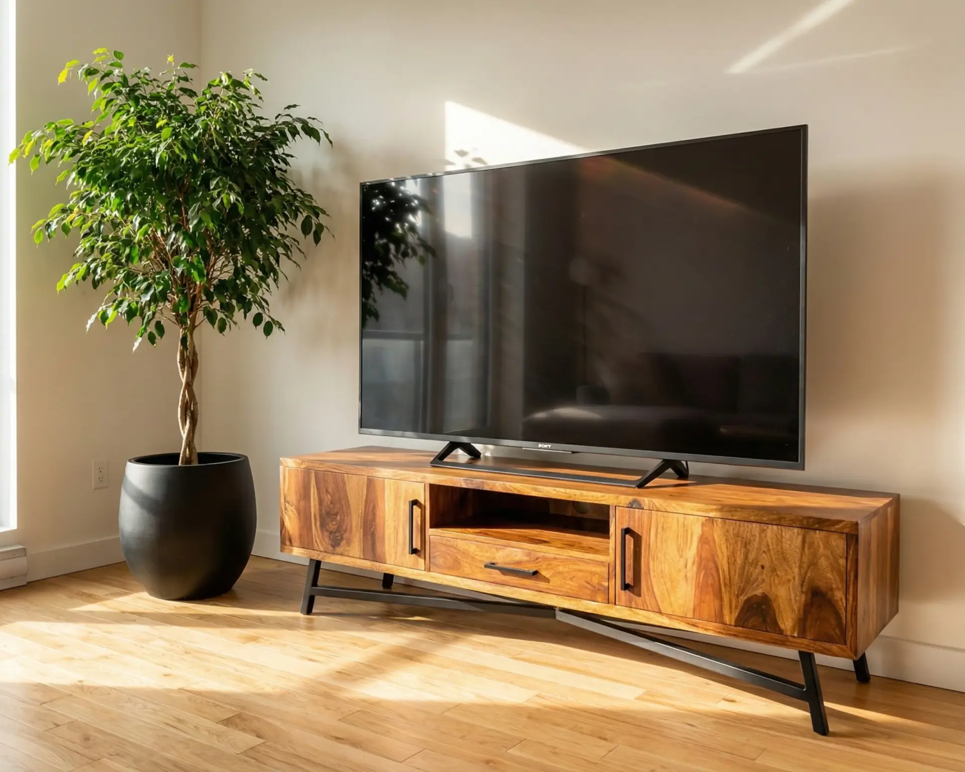 ke-tivi-treo-tuong-go-tu-nhien-ket-hop-tu-da-nang