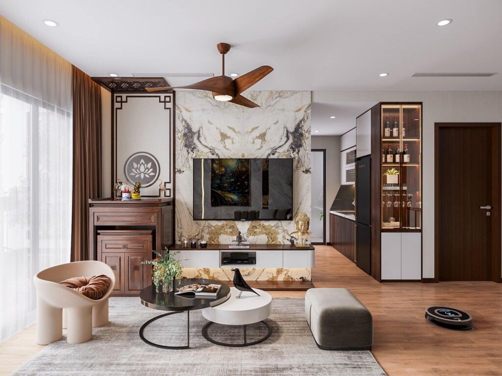 Thi công nội thất chung cư cao cấp HCM