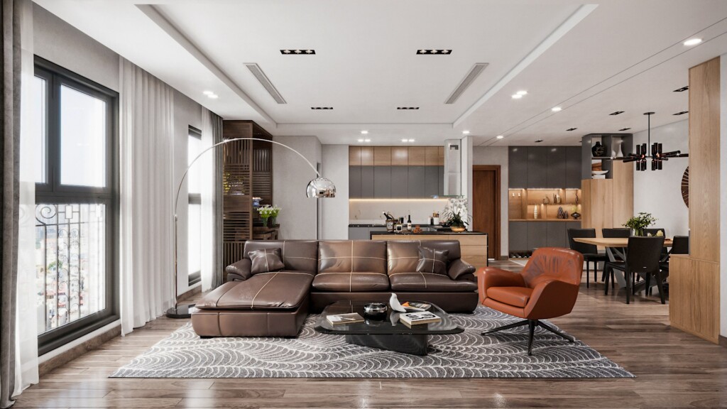 Thi công nội thất chung cư cao cấp HCM