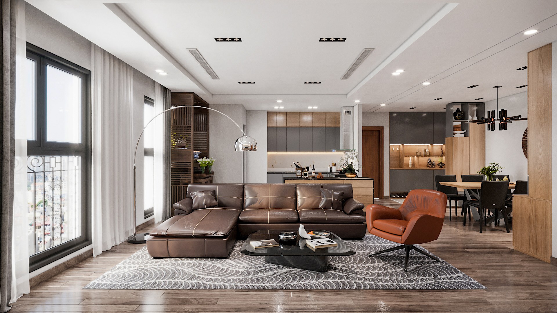 Thi công nội thất chung cư cao cấp HCM