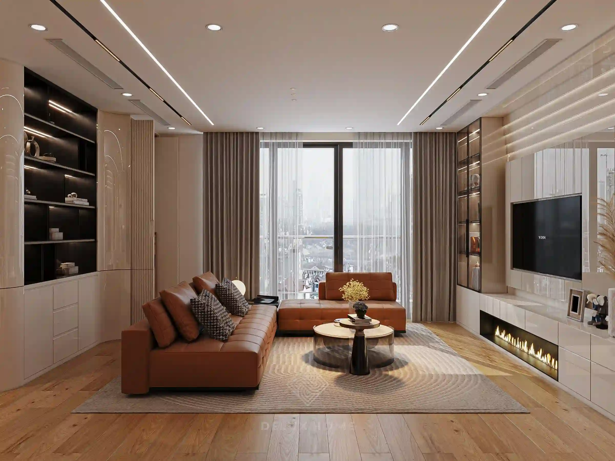 Thi Công Nội Thất Trọn Gói Chung Cư 2 Phòng Ngủ Đà Nẵng Theo Yêu Cầu, Bàn Giao Nhanh 3 Thi công nội thất trọn gói chung cư 2 phòng ngủ Đà Nẵng