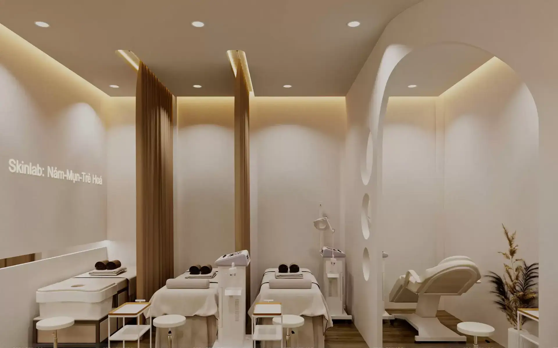 Thi công thiết kế Skinlab trọn gói ở Hà Nội