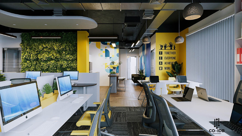 Thi công thiết kế nội thất coworking space