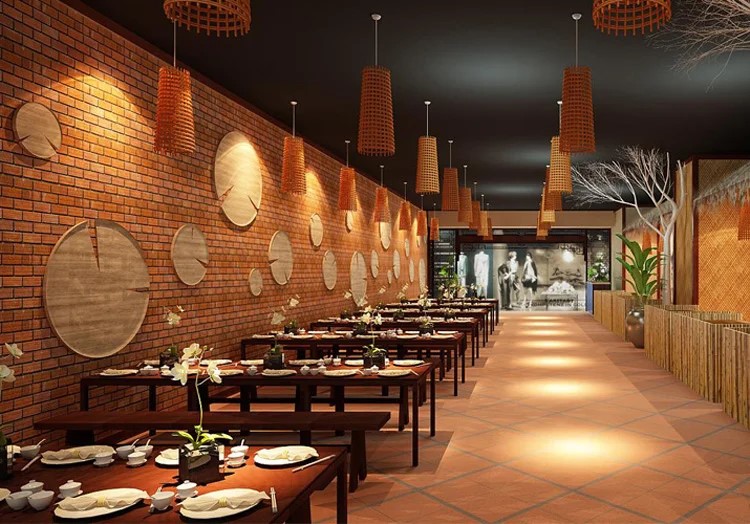 Thi Công Thiết Kế Quán Ăn Ở Đà Nẵng Không Gian Ấn Tượng Thu Hút Khách Hàng 1 Thi công thiết kế quán ăn ở Đà Nẵng