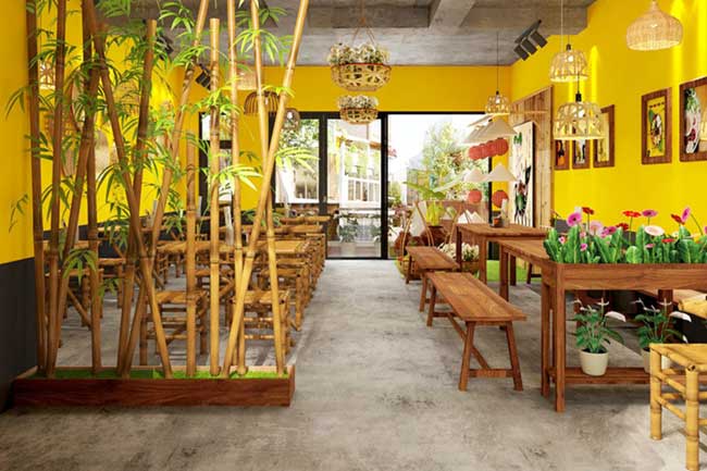 Thi Công Thiết Kế Quán Ăn Ở Đà Nẵng Không Gian Ấn Tượng Thu Hút Khách Hàng 5 Thi công thiết kế quán ăn ở Đà Nẵng