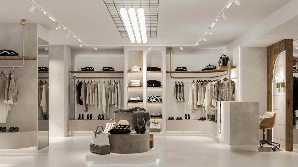Thi công thiết kế shop quần áo HCM