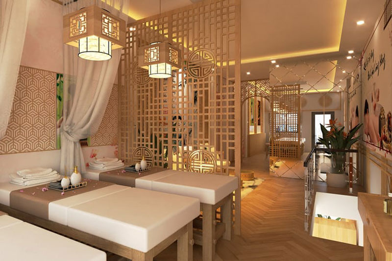 Đơn vị Oha Decor thi công spa dong y Ha Noi