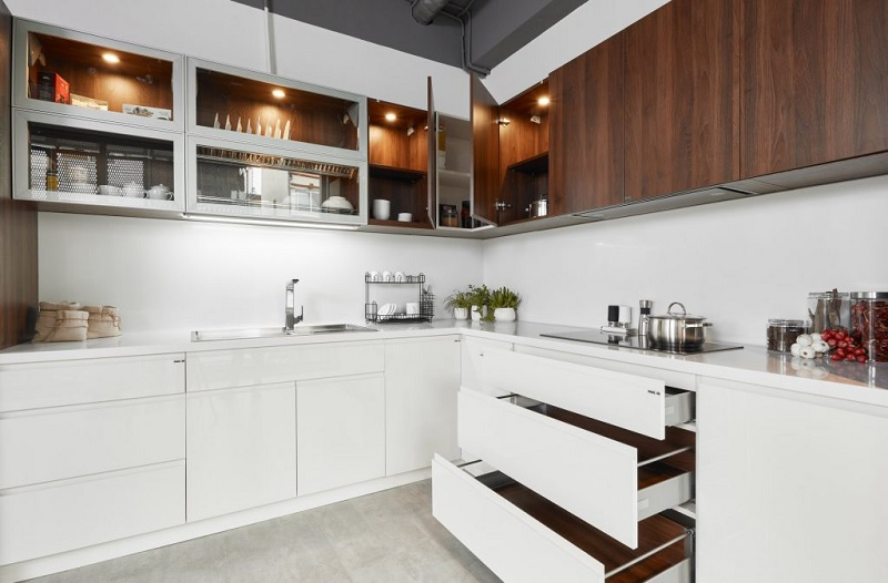 Thi công thiết kế tủ bếp Hà Nội – Giải pháp tối ưu không gian bếp hiện đại 2 Thi công thiết kế tủ bếp Hà Nội