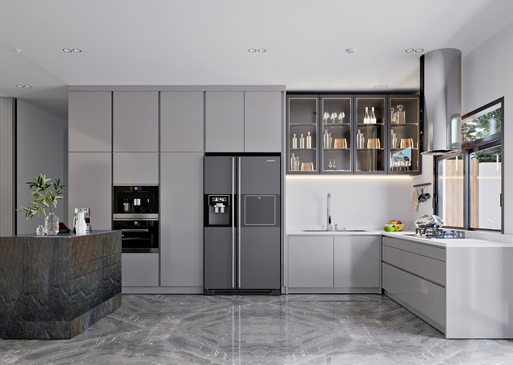 Thi công thiết kế tủ bếp Hà Nội – Giải pháp tối ưu không gian bếp hiện đại 5 Thi công thiết kế tủ bếp Hà Nội