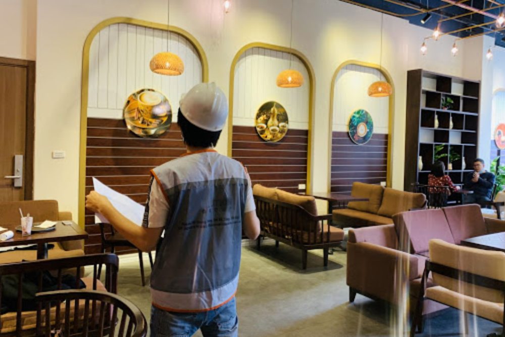 thi công trọn gói quán cafe Đà Nẵng