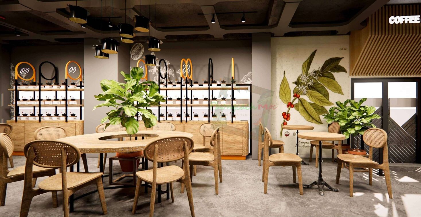 thi công trọn gói quán cafe Đà Nẵng