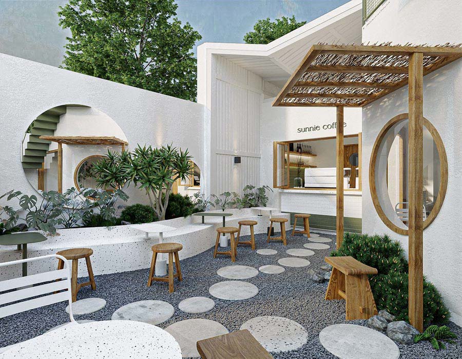 thi công trọn gói quán cafe Đà Nẵng