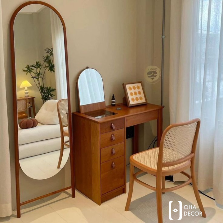 Thiết Kế Bàn Trang Điểm Gỗ Tự Nhiên Quảng Ngãi