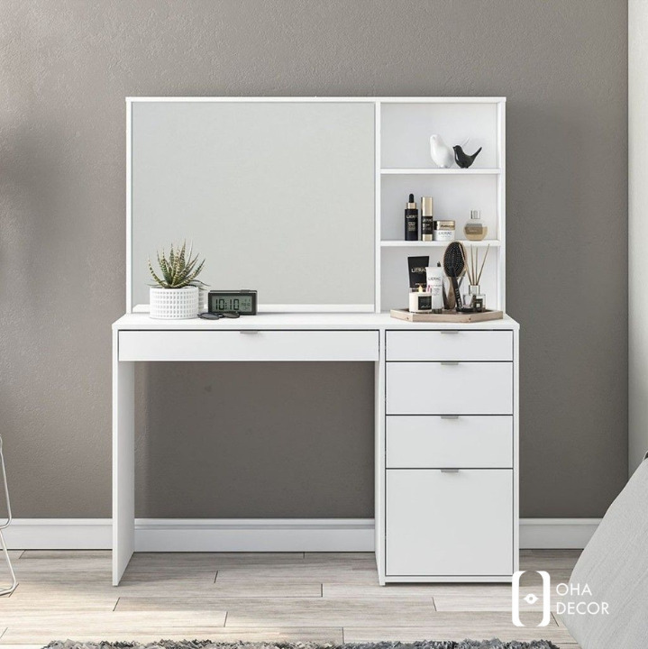 Thiết Kế Bàn Trang Điểm Gỗ Tự Nhiên Quảng Ngãi