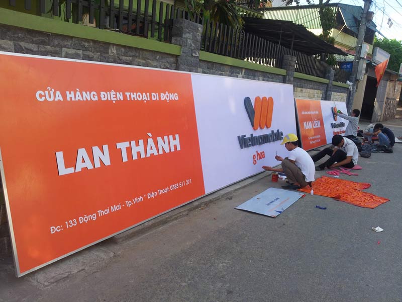 Thiết kế bạt quảng cáo Quy Nhơn theo yêu cầu